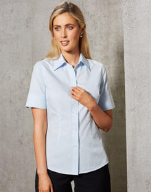  M8100S Women's Self Stripe S/S Shirt