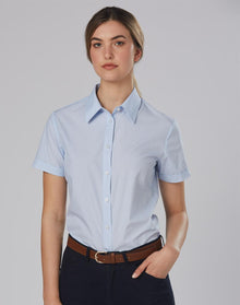  M8211 Women's Fine Stripe S/S Shirt