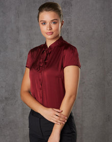  M8810 Women's Tie Neck Blouse