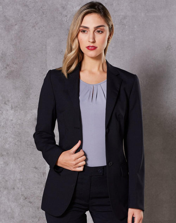 M9200 Women's Stretch Wool Blend Mid Length Jacket