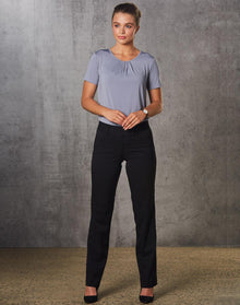  M9420 Women's Low Rise Pants in Poly/Viscose Stretch