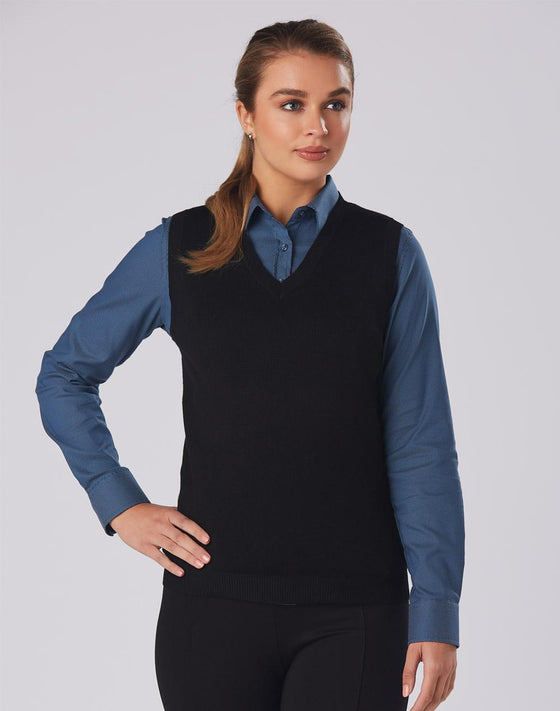 M9601 Women's V Neck Vest