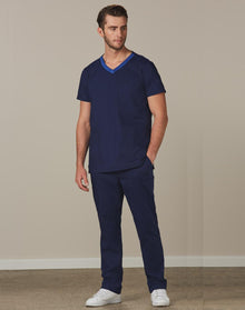  M9710 Men's Solid Colour Scrub Pants