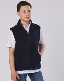  PF09K Kids' bonded polar fleece vest