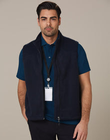  PF09 Man's bonded polar fleece vest