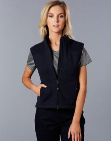  PF10 Ladies' bonded polar fleece vest