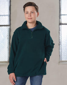  PF11 Kids' half zip polar fleecy pullover