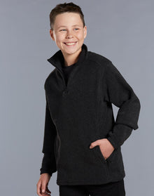  PF21K Kid's Half Zip Polar Fleece Pullover