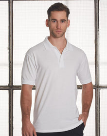  PS22 mens tight pique knit S/S polo