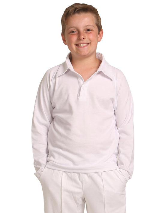 PS29KL Kid's L/S Truedry mesh knit cricket