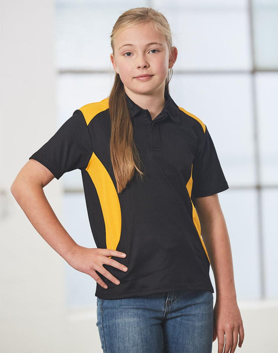 PS31K Chidren's Truedry contrast polo