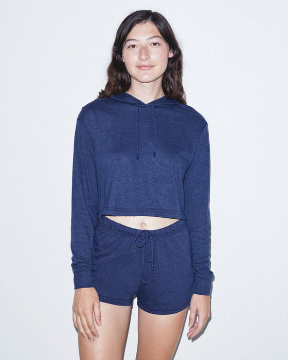 Women's Tri-Blend Cropped Hoodie