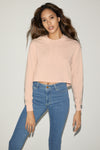 Women's Tri-Blend Cropped Hoodie