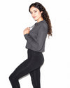 Women's Tri-Blend Cropped Hoodie