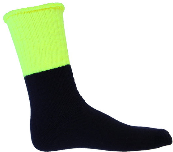 HiVis 2 Tone Woolen Socks - 3 pair pack