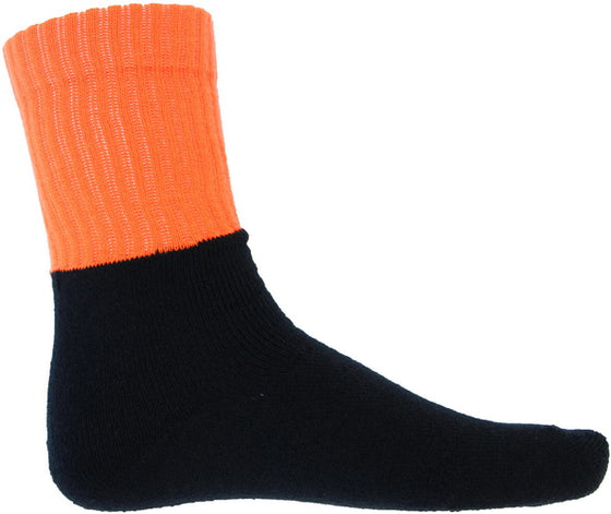 HIVIS Two Tone Acrylic 3 Pack Work Socks