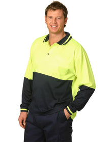  SW11 Hi Vis truedry safety polo L/S