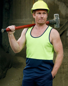  SW15 Hi Vis TrueDry Mesh Knit Safety Singlet