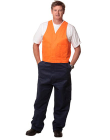 SW201 Hi His Two Tone Men's Cotton Drill Action Back Overall Regular