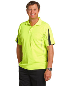  SW25A Men's Fashion Hi Vis S/S Polo