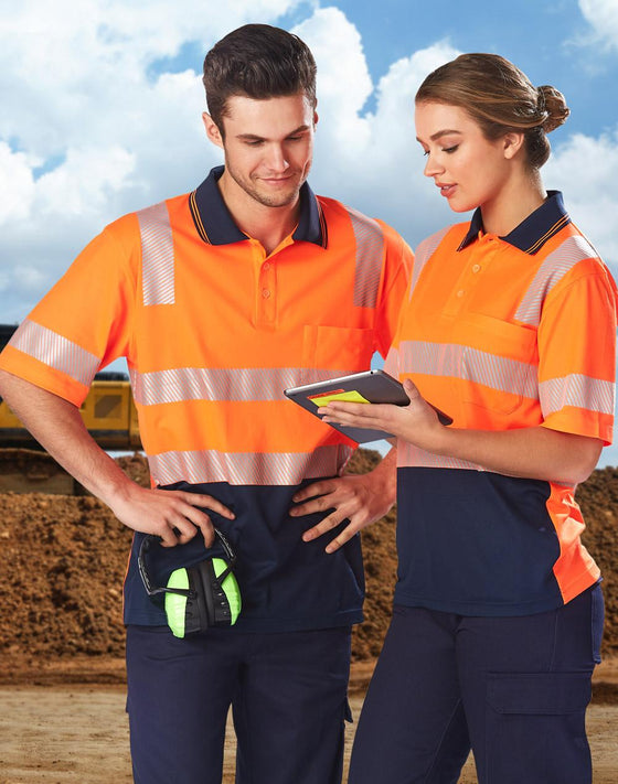 SW73 Biomotion Segmented Truedry S/S Safety Polo