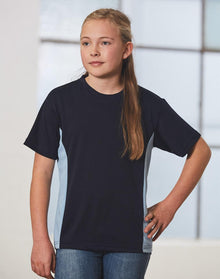  TS12K kids cooldry S/S contrast tee