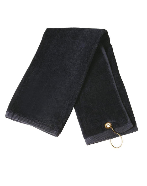 TW01A golf towel eyelet hook 38 x 65 cm