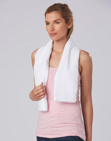  TW05 terry velour fitness towel 110x30 cm