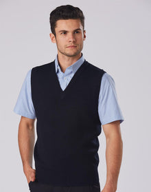  WJ02 V Neck Wool / Acrylic Knit Vest