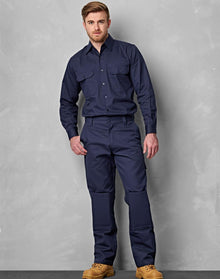  WP03 Men's Cotton Drill Pre shrunk Cargo Pants With Knee Pads