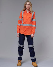  WP15HV Ladies' Heavy Cotton Pre Shrunk Drill Pant with 3M Tape